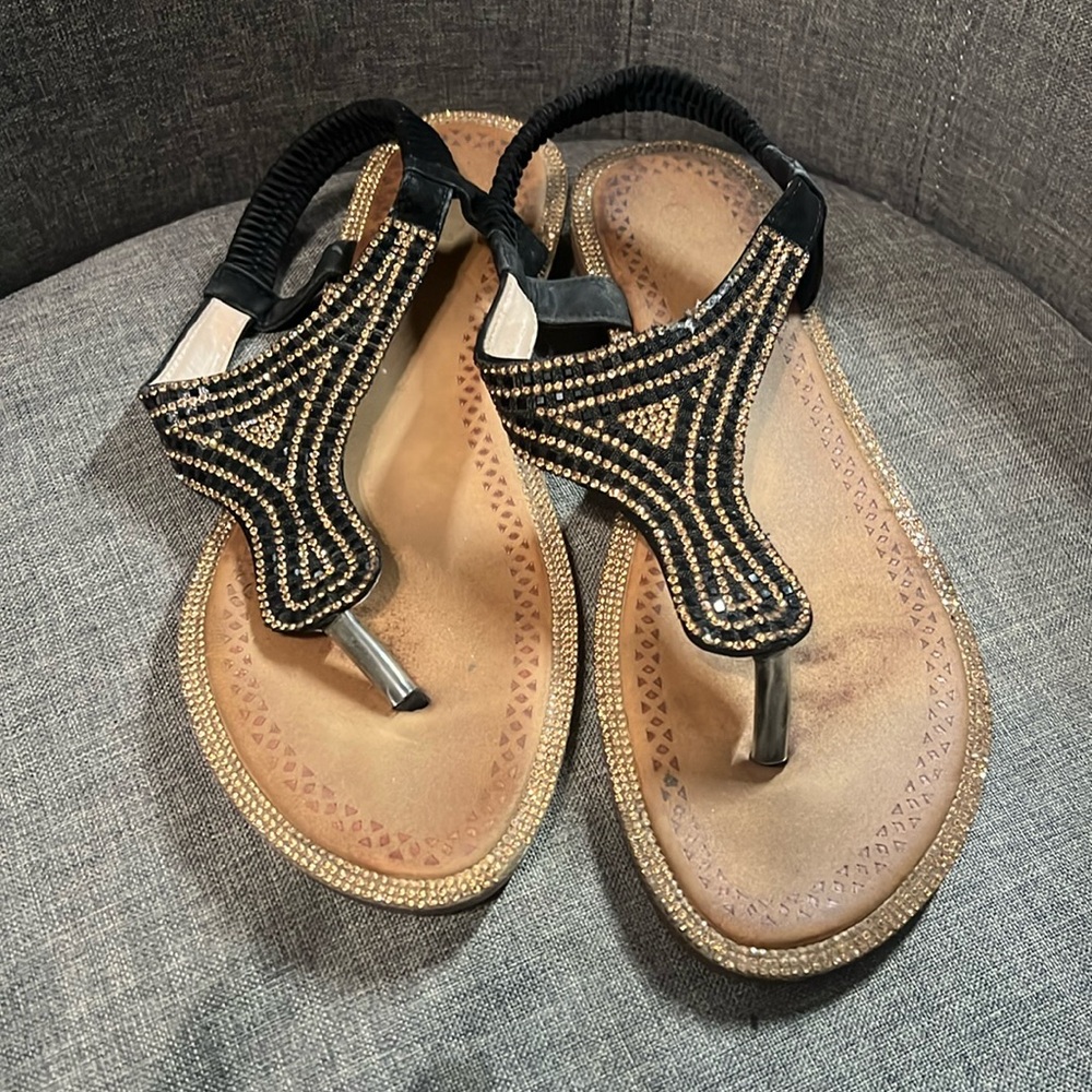 Rhinestone sandals